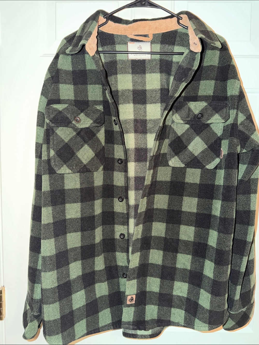 Legendary Whitetails Green and Black Buffalo Plaid Button-Up Shirt